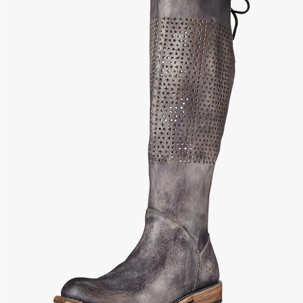 Bed Stu Dark Brown Lace Up Boots